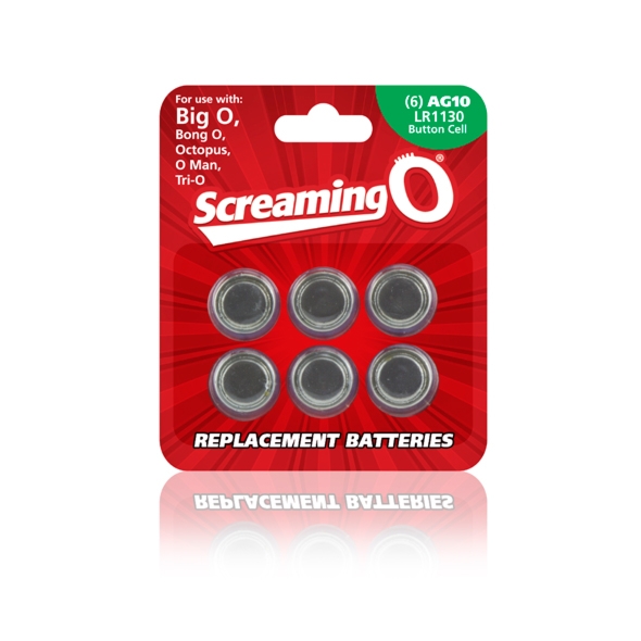 Baterie AG-10 - The Screaming O Size AG-10 Batteries x6 do sex zabawek
