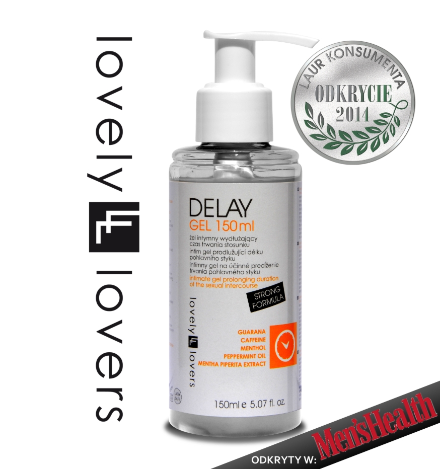 Żel opóźniający z guaraną i kofeiną - Lovely Lovers DELAY GEL 150ml