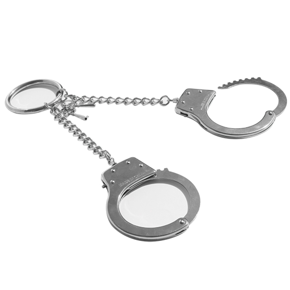 Kajdanki metalowe - S&M - Ring Metal Handcuffs