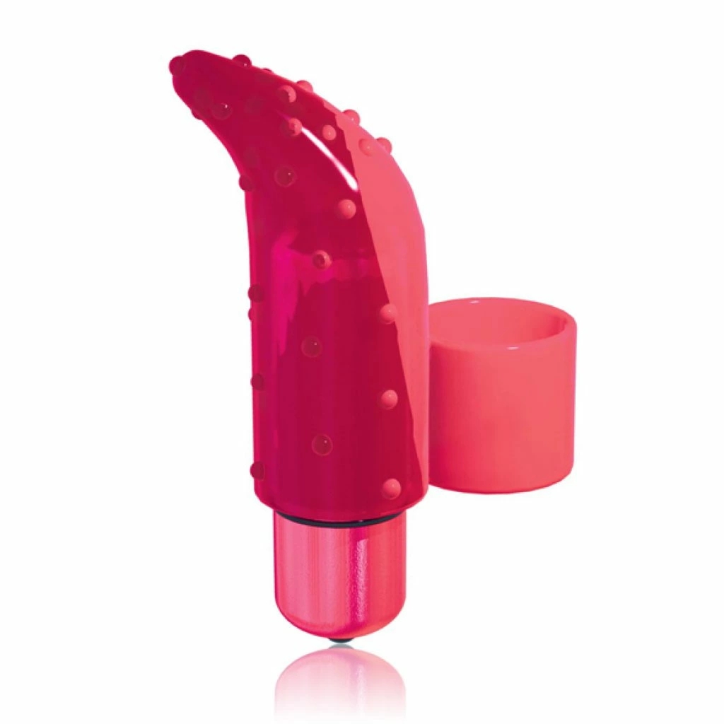 PowerBullet Frisky Finger Pink - miniaturowy masażer na palec wodoodporny