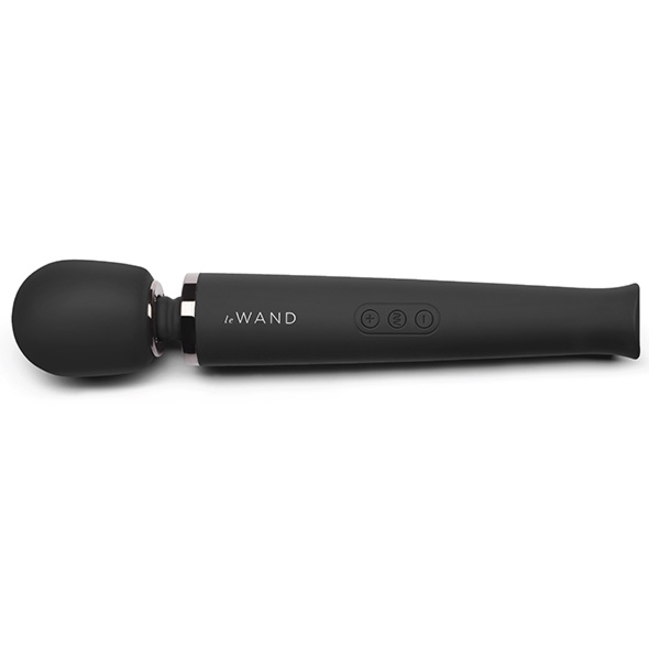 Masażer łechtaczki - Le Wand Rechargeable Massager  Czarny