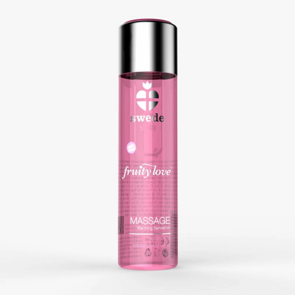 Swede Fruity Love Olejek do masażu Sparkling Strawberry Wine 120ml