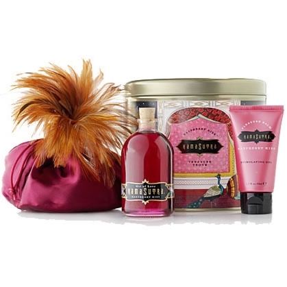 Zestaw erotyczny - Treasure Trove strawberry KAMASUTRA