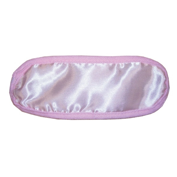 Maska na oczy - S&M - Satin Blindfold jasno różowa
