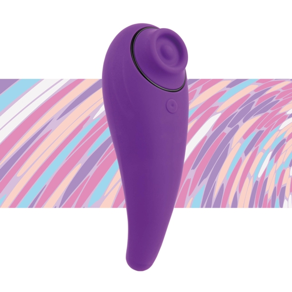 Masażer łechtaczki - FeelzToys FemmeGasm Tapping & Tickling Fioletowy