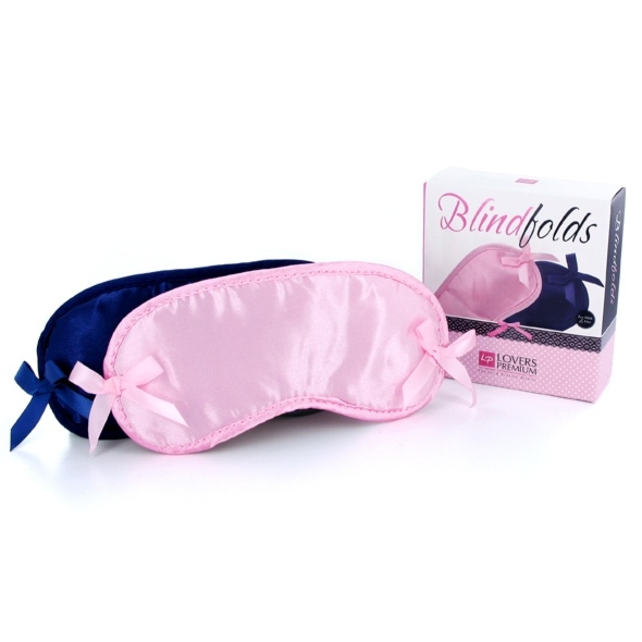 LoversPremium Blindfolds – Opaski na oczy, 2 pary