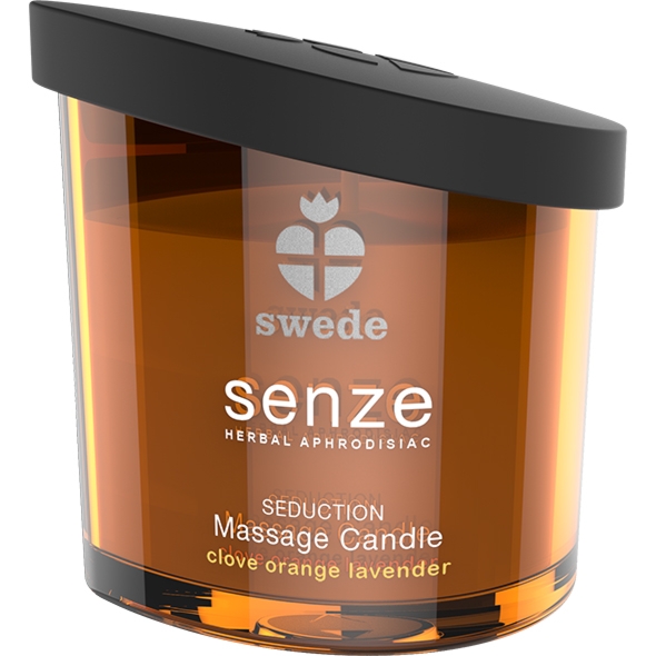 Swede - Świeca Do Masażu Senze Seduction Goździkowa Pomarańcza Lawenda 150 ml