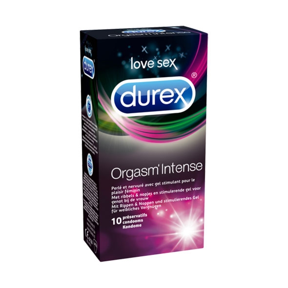 Prezerwatywy ze środkiem stymulującym - Durex Intense Orgasmic Condoms 10 szt