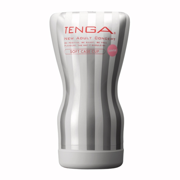 Miękki masturbator do ściskania - Tenga Soft Case Cup Gentle