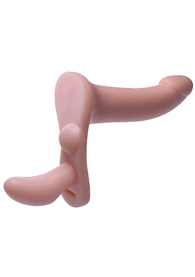 XR Brands Strap-U - Uprząż Strap On z podwójnym DILDO