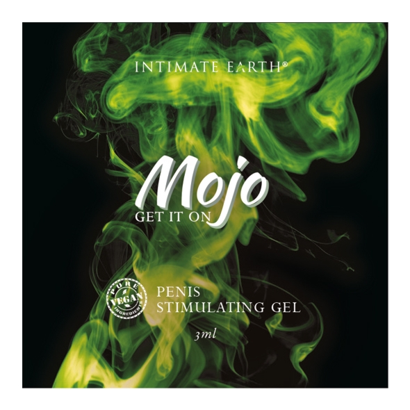 Żel stymulujący erekcję - Intimate Earth Mojo Niacin and Ginseng Penis Stimulating Gel 3 ml SASZETKA