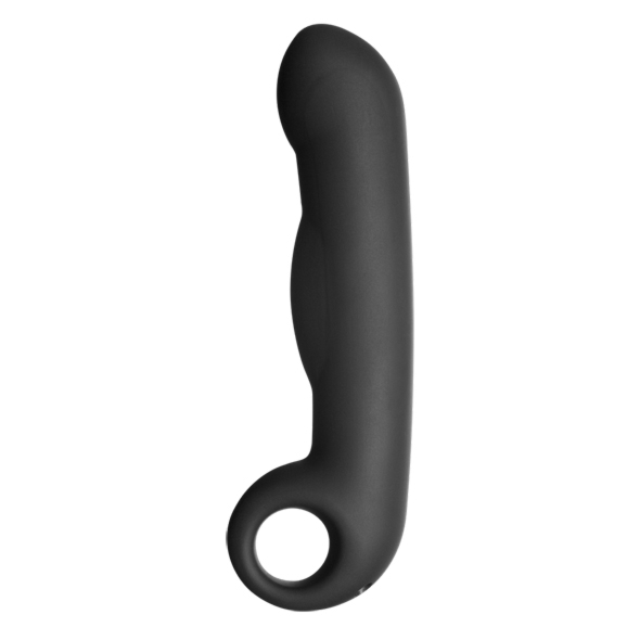 Dildo silikonowe do elektroseksu - ElectraStim Ovid Silicone Noir Dildo