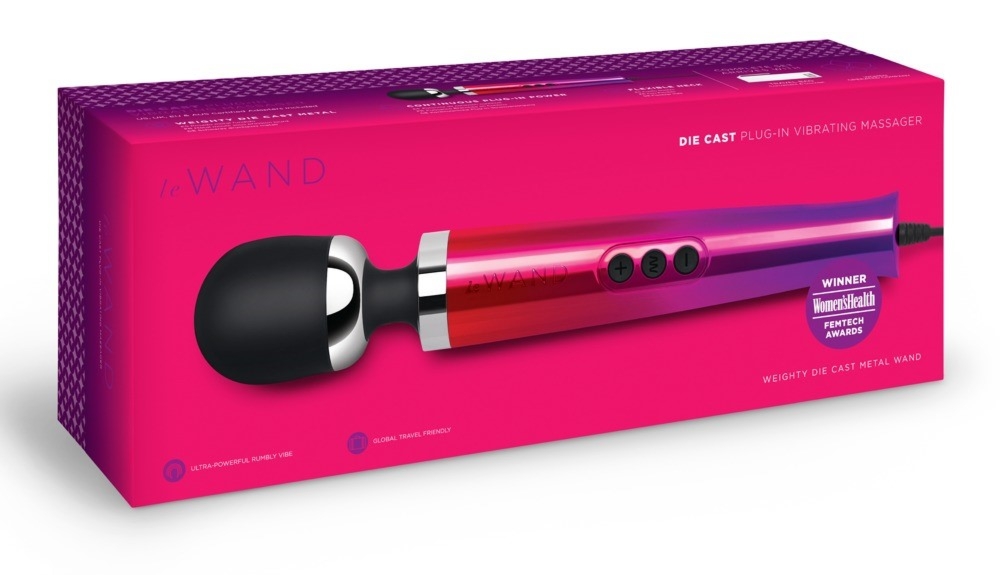 Le Wand - Masażer Łechtaczki Przewodowy Z Ruchomą Główką Ombre