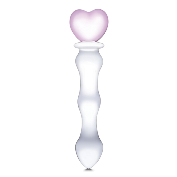 Dildo szklane z sercem - Glas Sweetheart Glass Dildo