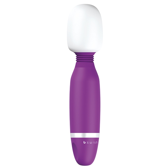 Masażer łechtaczki - B Swish bthrilled Wand Vibrator Fioletowy ciemny