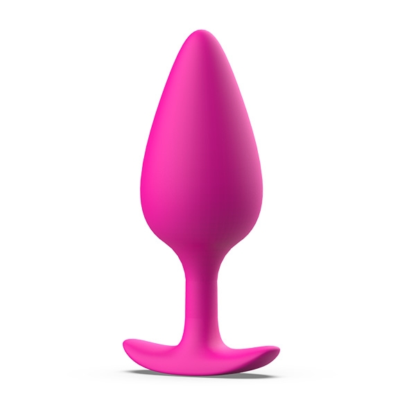 Plug wibrujący z kuleczką - B Swish bfilled Basic Plus Prostate Plug   Fioletowy
