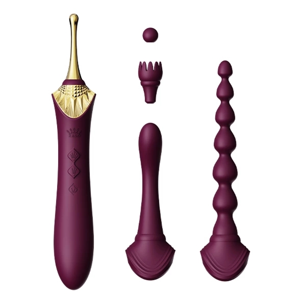 ZALO Bess 2 Velvet Purple - wielofunkcyjne urządzenie do masażu 4w1