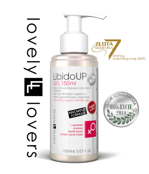 Lovely Lovers Libidoup Gel 150ml INNOVATIVE FORMULA - Żel Intymny Potęgujący Doznania I Orgazm U Kobiet