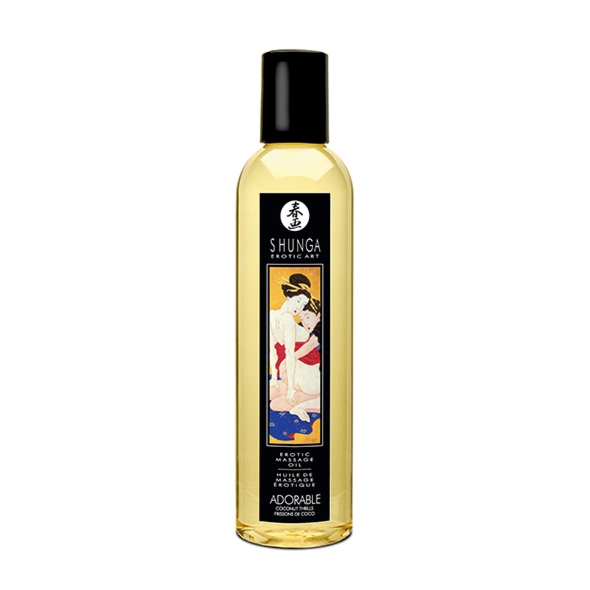 Olejek do masażu - Shunga Massage Oil Adorable Coconut Thrills