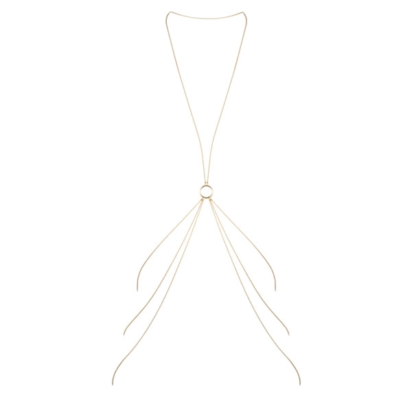 Łańcuszek ozdobny - Bijoux Indiscrets Magnifique 8 Body Chain Złoty