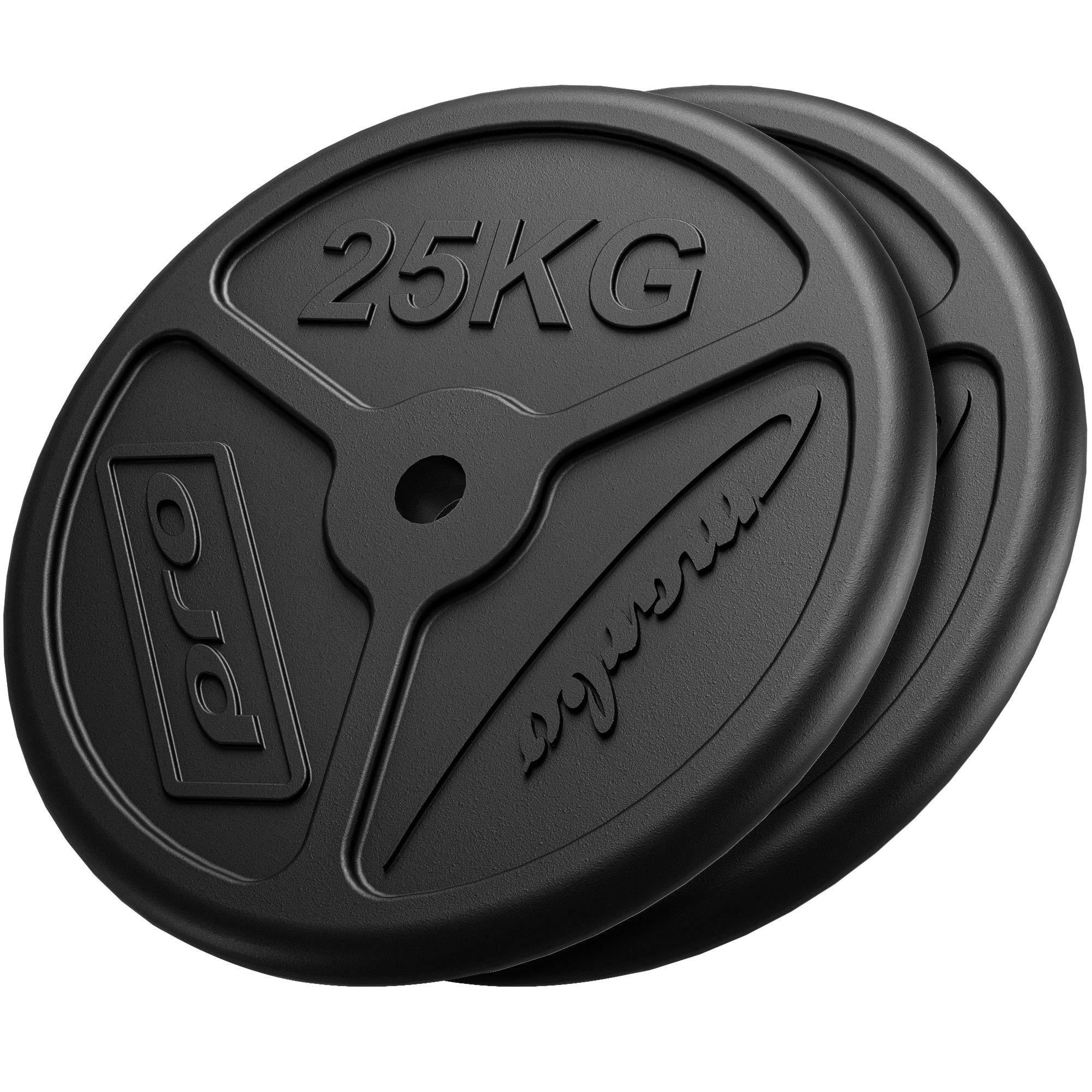 Zestaw obci��e� �eliwnych slim 50 kg / 2 x 25 kg - Marbo Sport