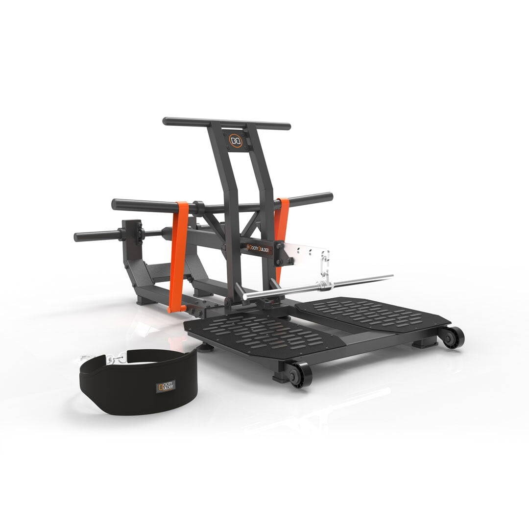 Maszyna na wolny ciężar do treningu mięśni pośladkowych BB Belt Squat - Booty Builder