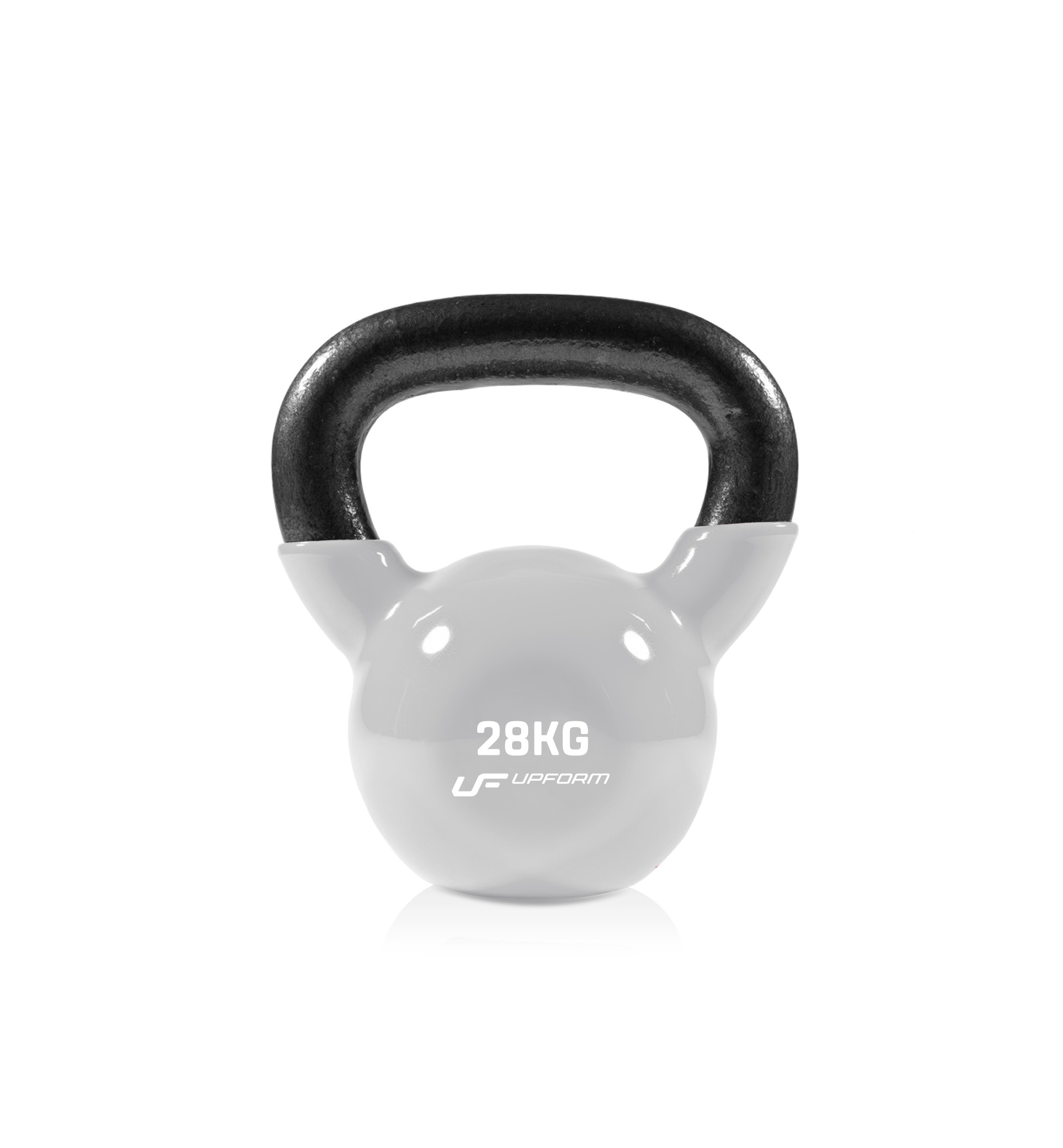 Image of Hantla winylowa żeliwna Kettlebell 28 kg - UpForm