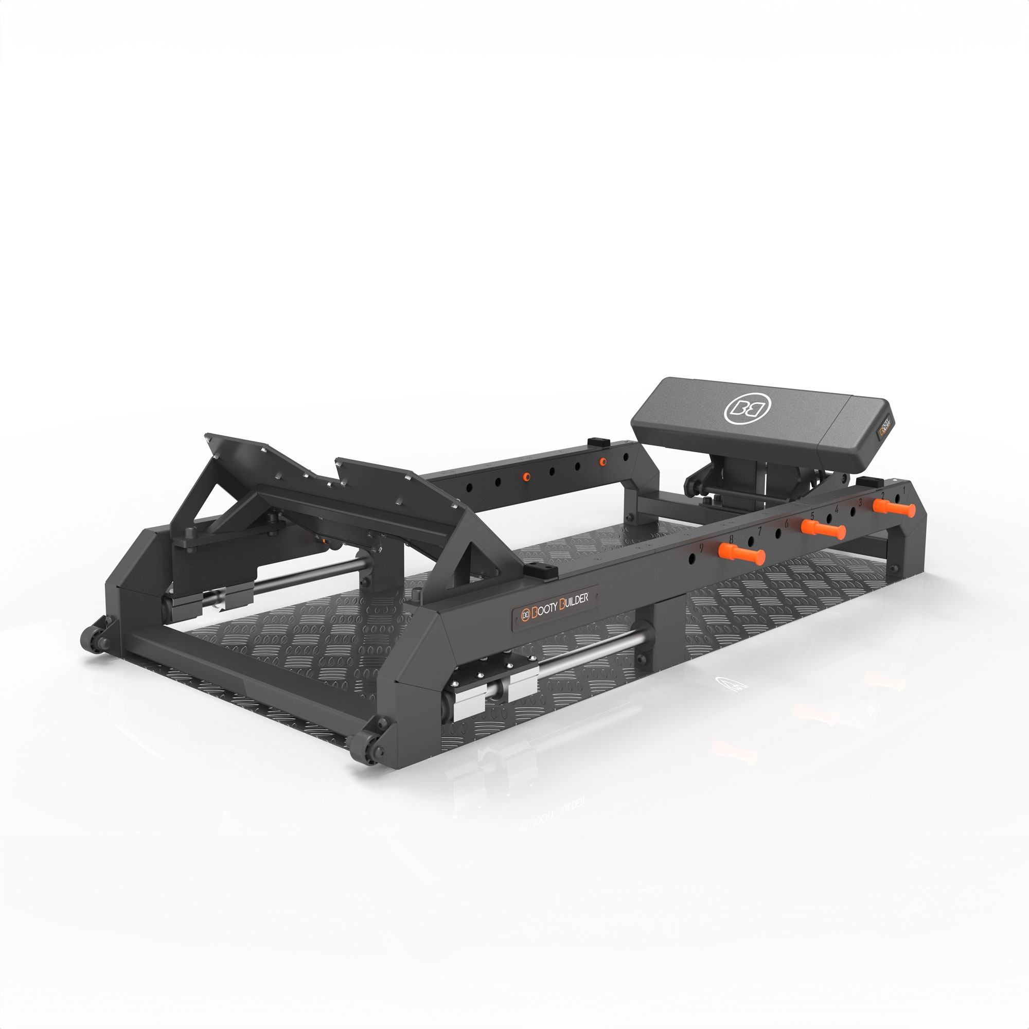 Maszyna na wolny ciężar do treningu mięśni pośladkowych BB Dual Hip Thrust - Booty Builder
