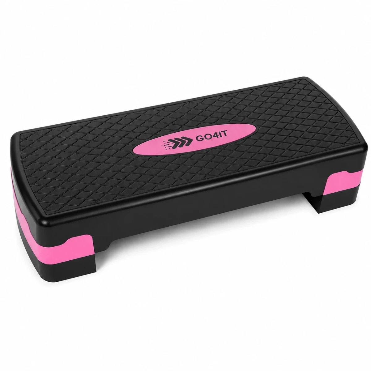 Step do aerobiku czarno-r�owy - GO4IT