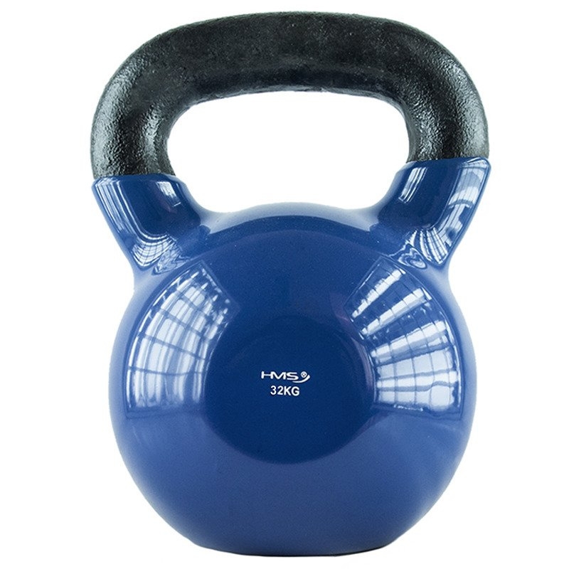 Hantla winylowa eliwna kettlebell 32 kg - HMS