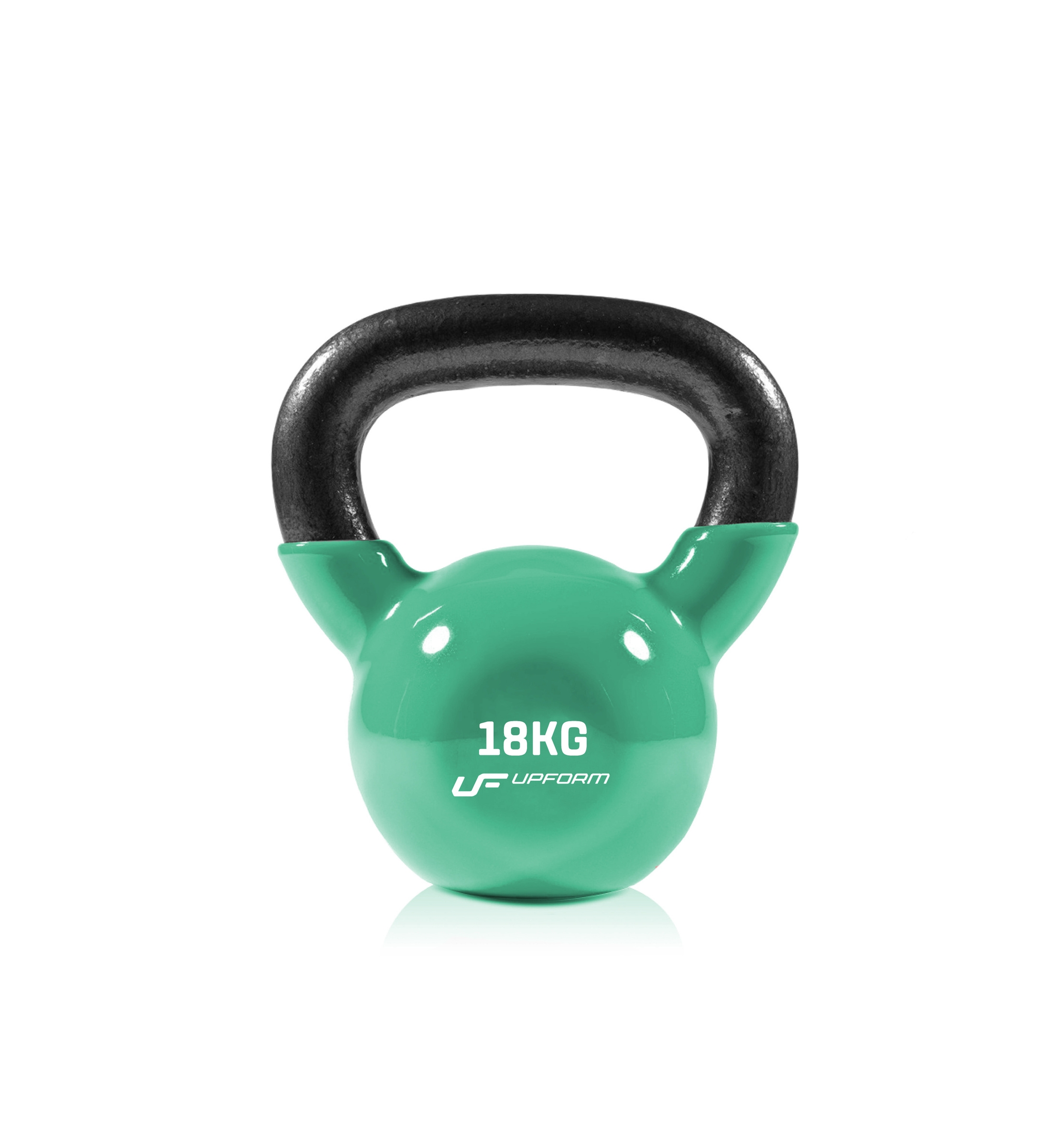 Image of Hantla winylowa żeliwna Kettlebell 18 kg - UpForm