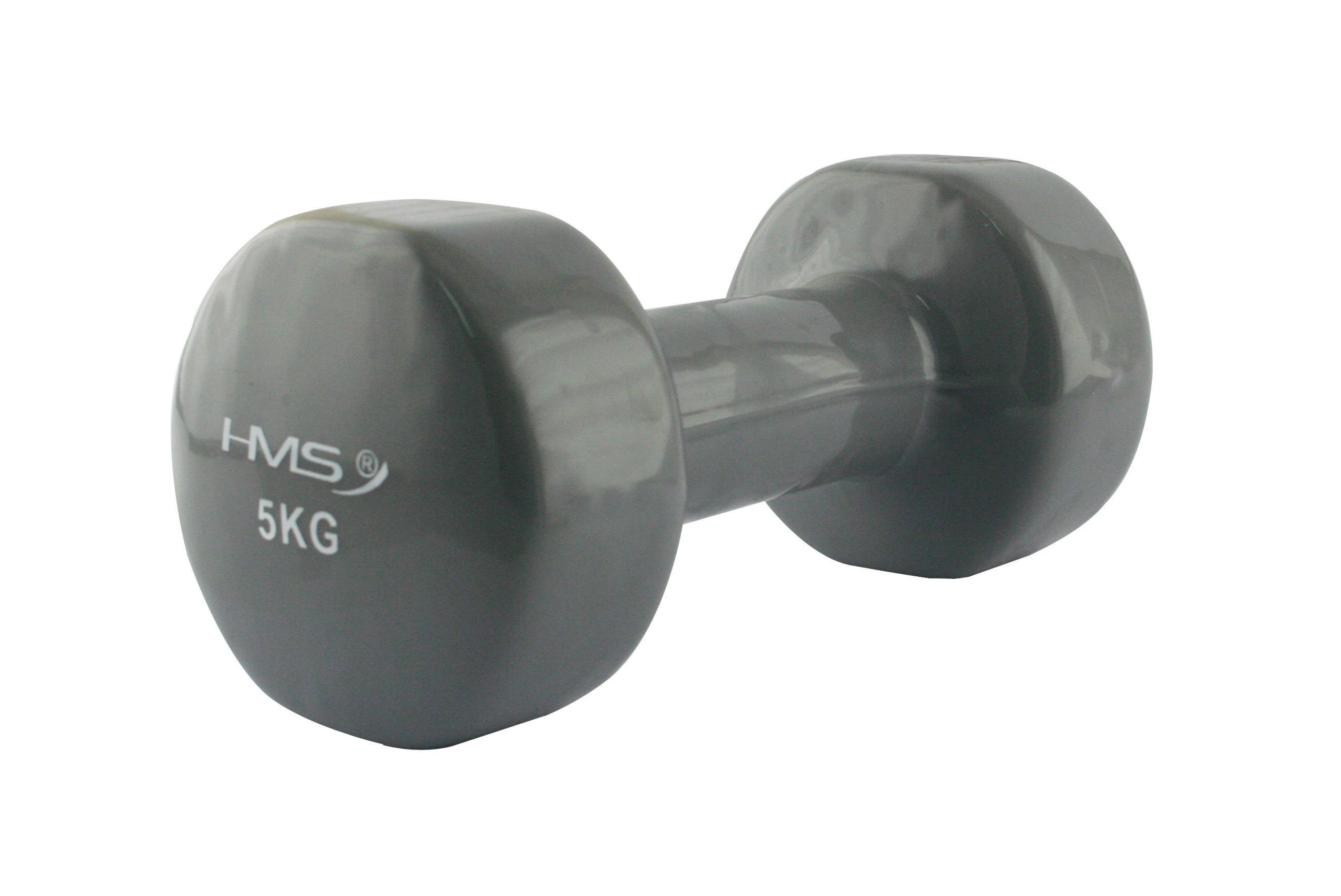 Hantel �eliwny pokryty winylem 5 kg - HMS
