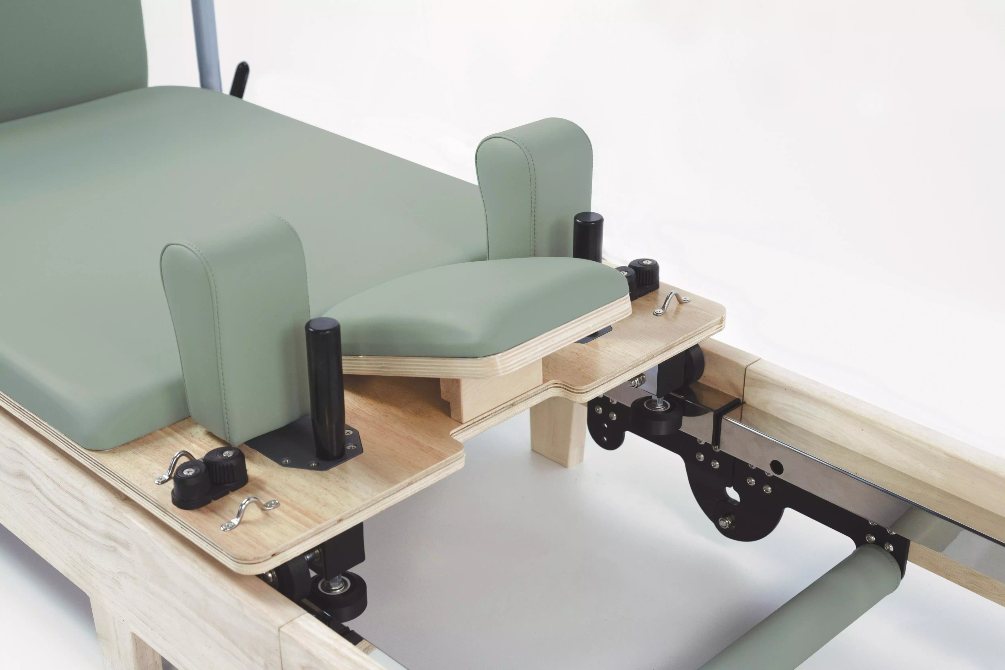 Reformer do Pilatesu PTX3000 Składany Drewniany - Łóżko do Pilatesu Grean Tea Toorx Liveness (PTX-3000G)