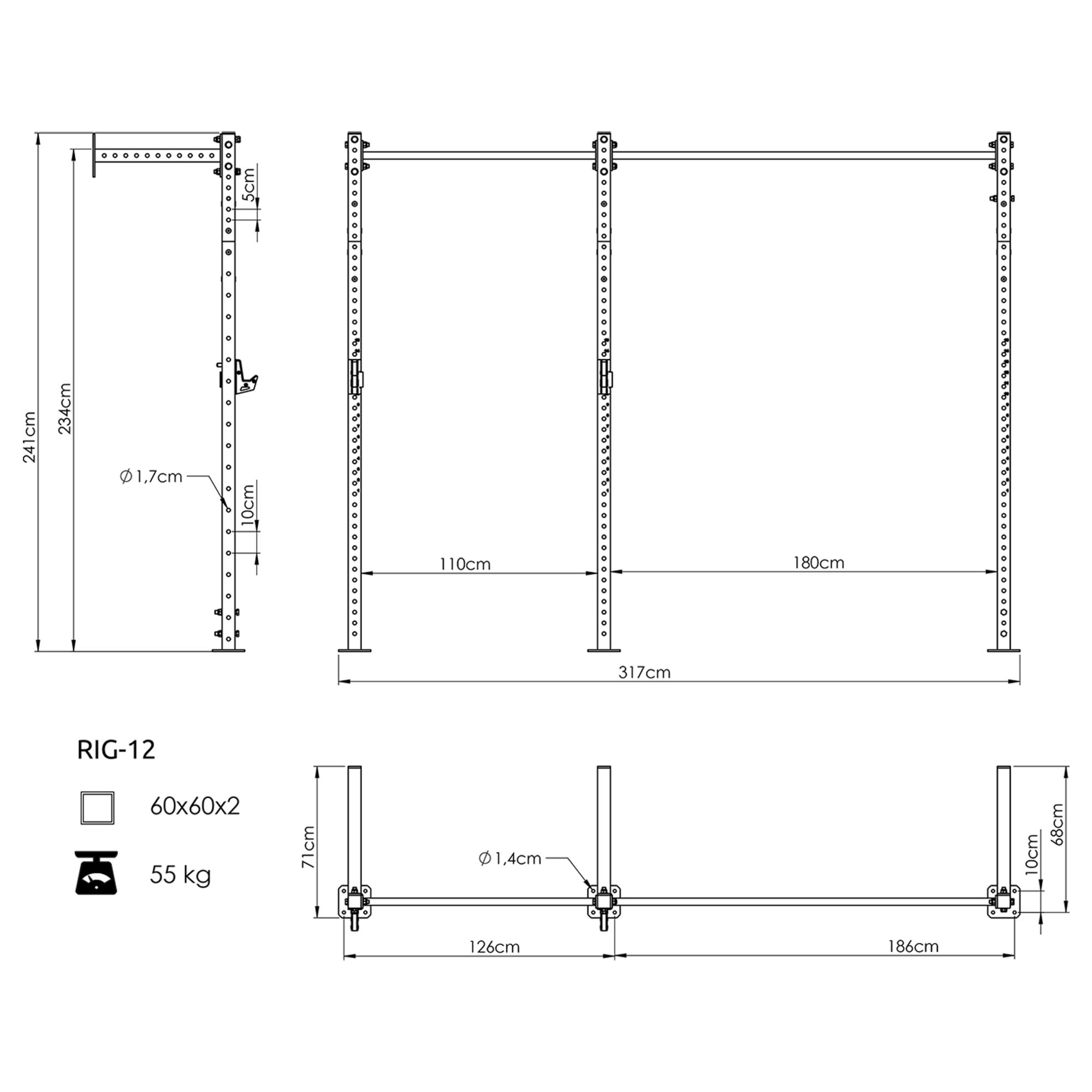 Klatka Power Cage COMPACT UFT-RIG-12 - UpForm