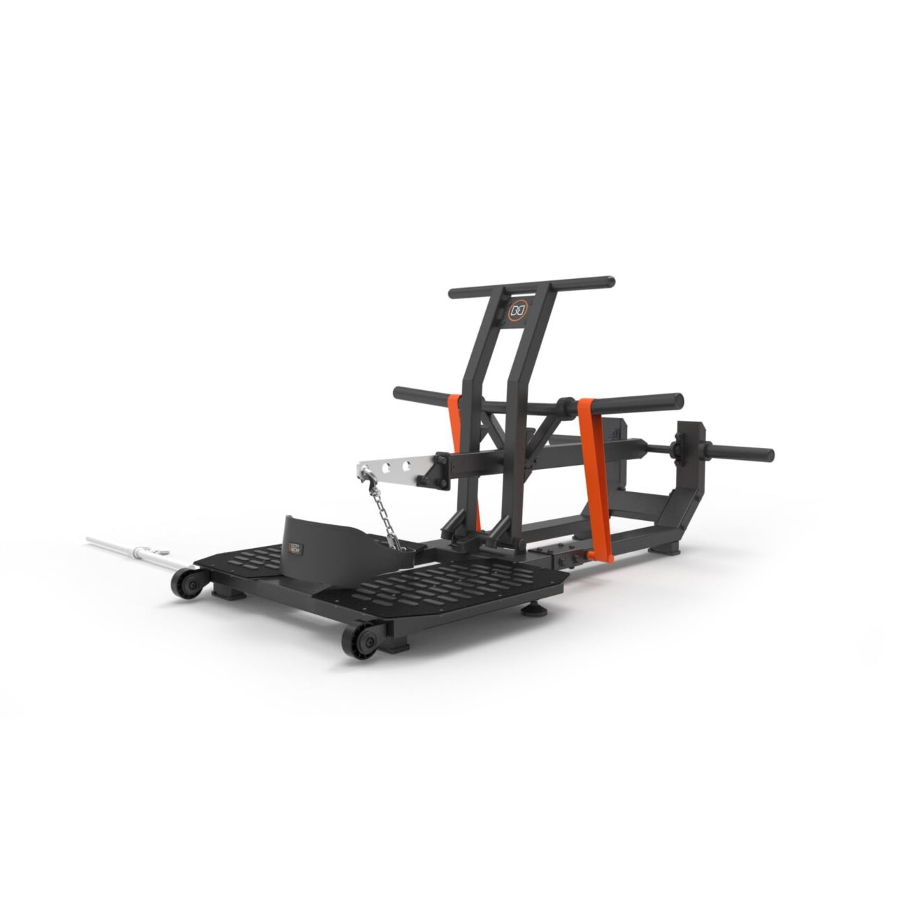 Maszyna na wolny ci�ar do treningu mi�ni po�ladkowych BB Belt Squat - Booty Builder