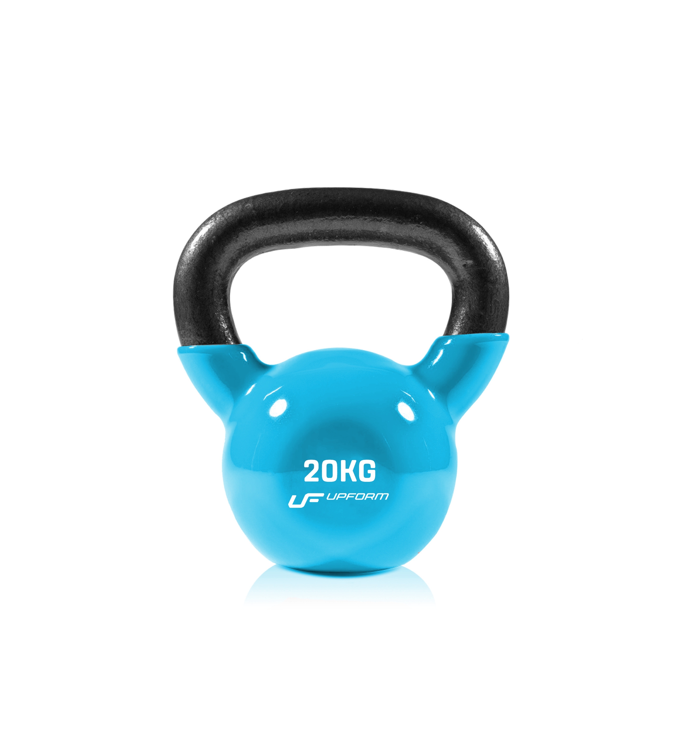 Image of Hantla winylowa żeliwna Kettlebell 20 kg - UpForm