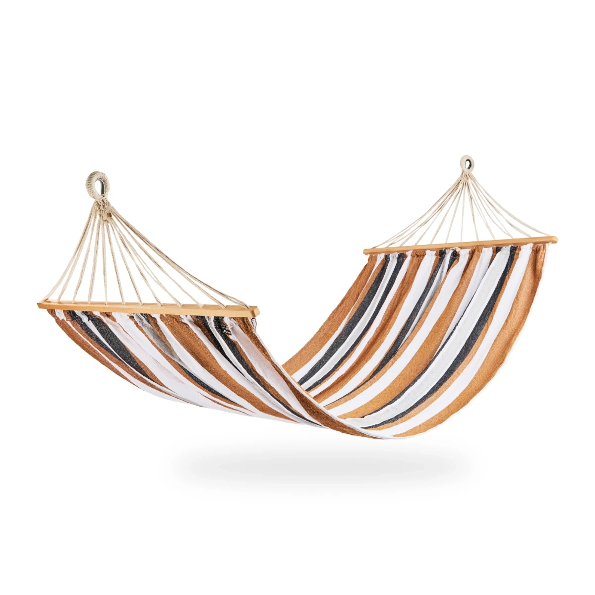 Hamak ogrodowy z drewnian� belk� 290 x 125 cm - Ubeform