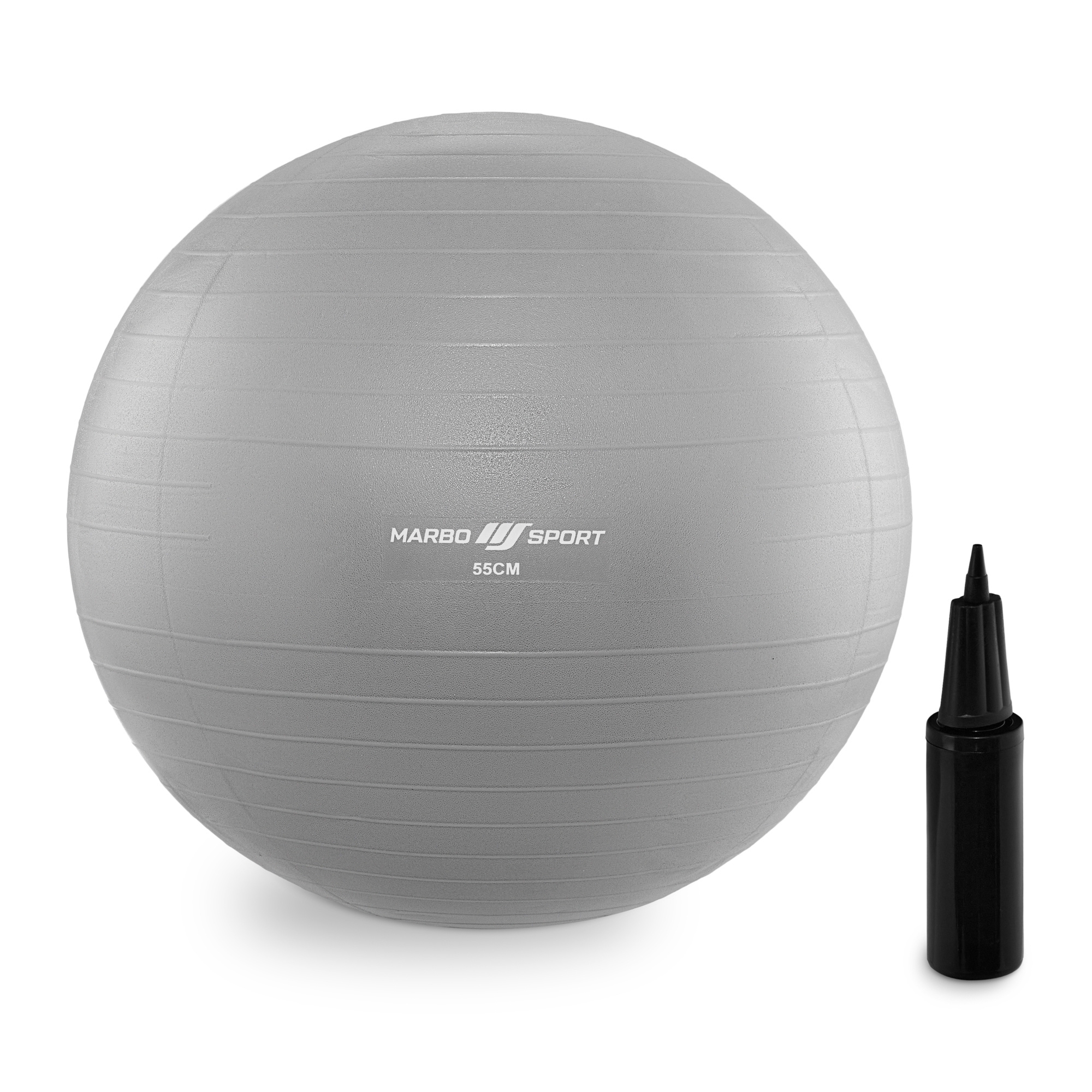 Pi�ka gimnastyczna 55 cm szara Marbo Sport