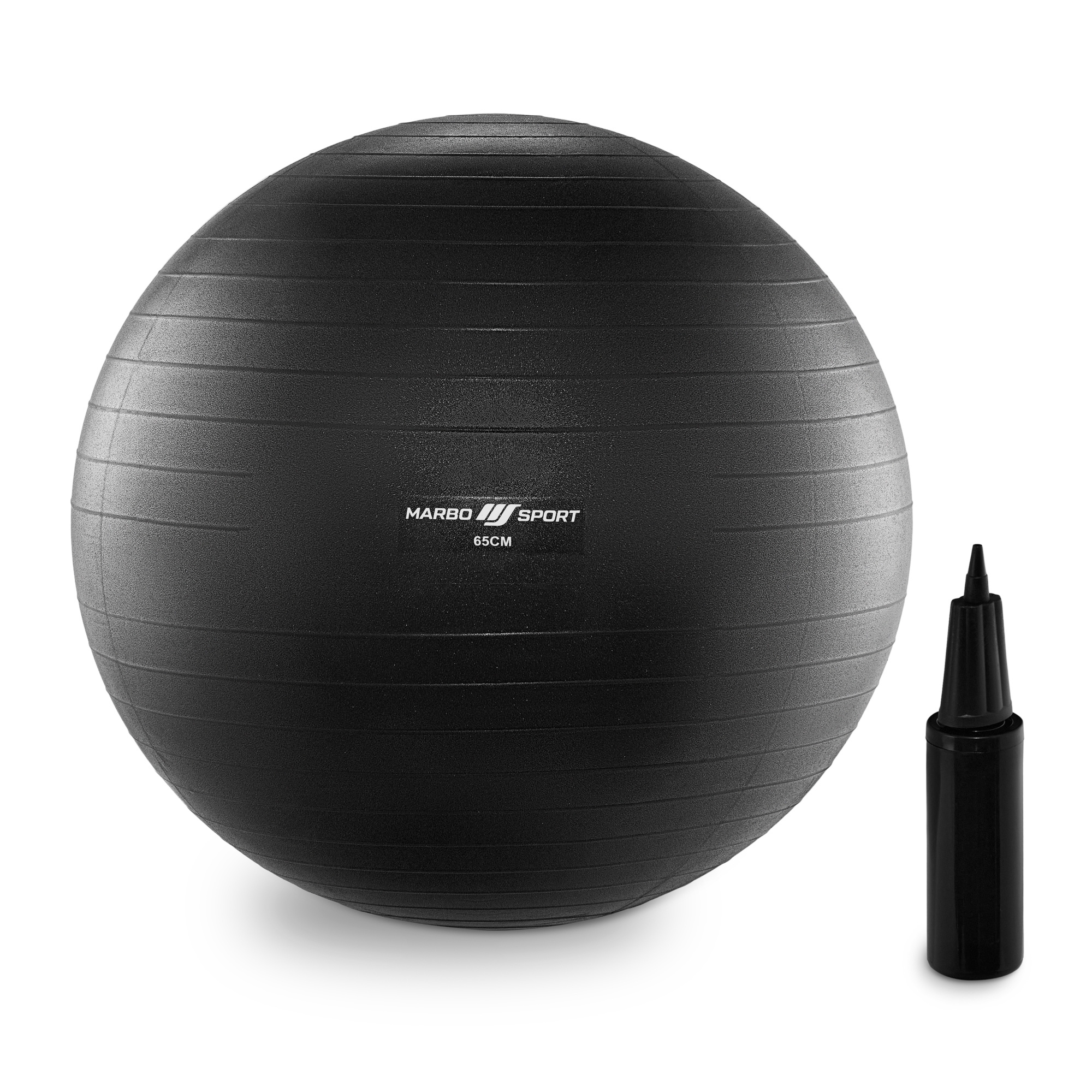 Pi�ka gimnastyczna 65 cm czarna Marbo Sport