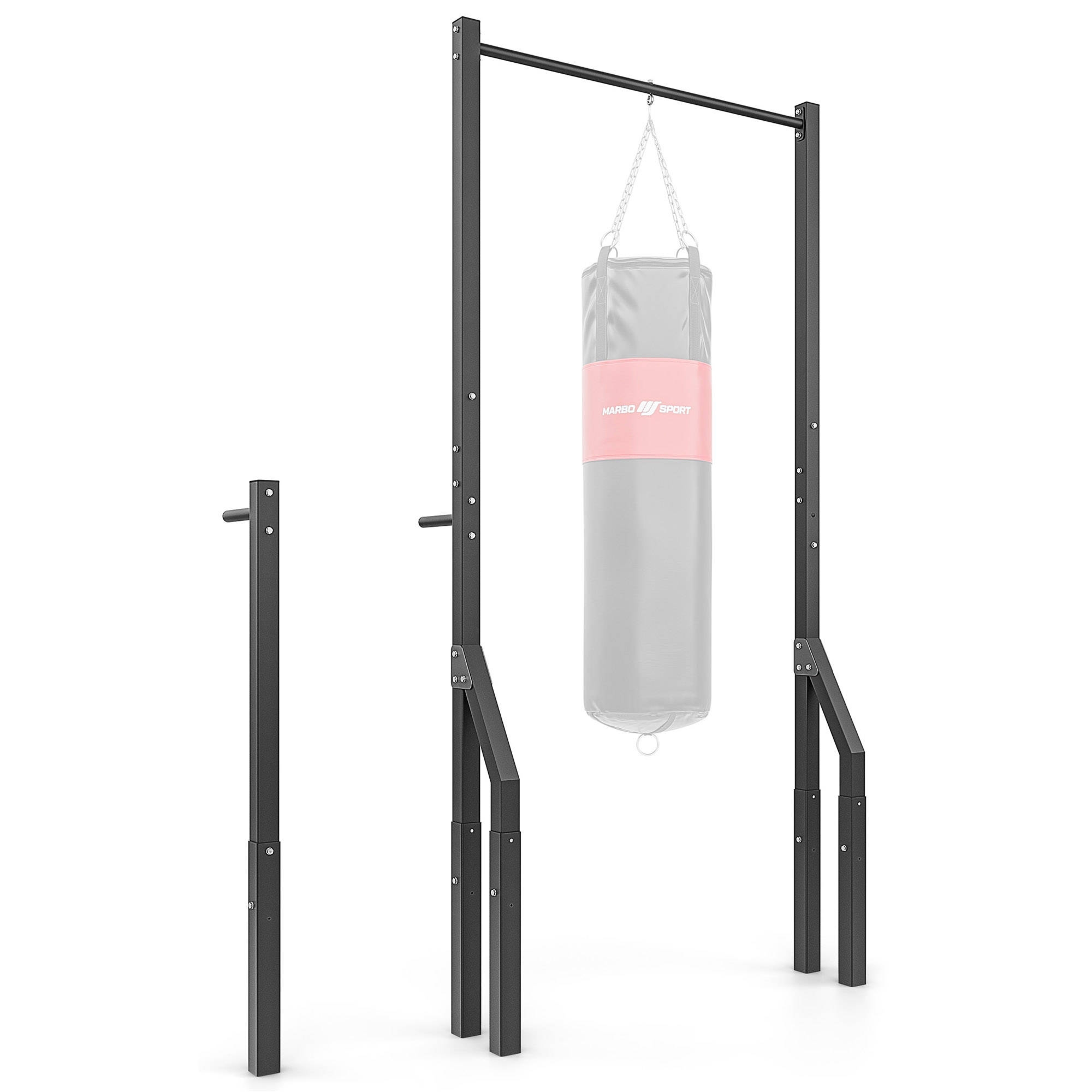 Dr��ek do podci�gania zewn�trzny z uchwytem na worek i kr�tkimi por�czami do dip�w MO-Z3 - Marbo Sport