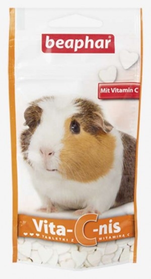 Image of Beaphar Vita-C-nis - tabletki z witaminą C dla świnek morskich 50g