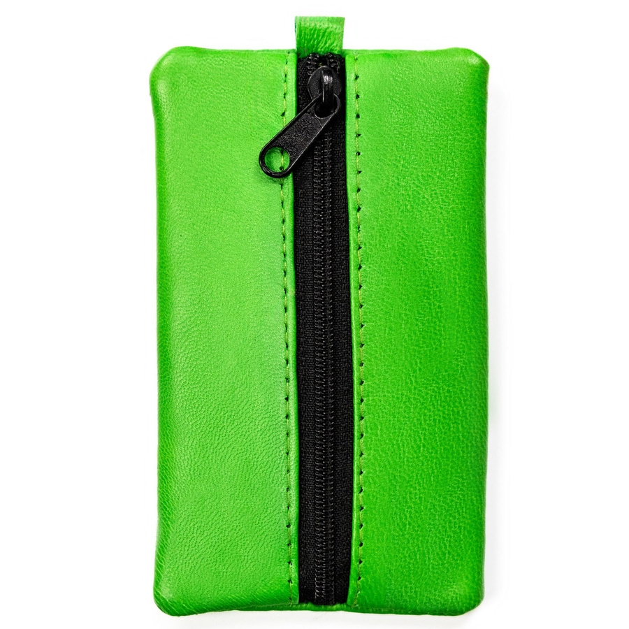 Image of Etui na klucze skórzane KC-02-PDM j. zielone