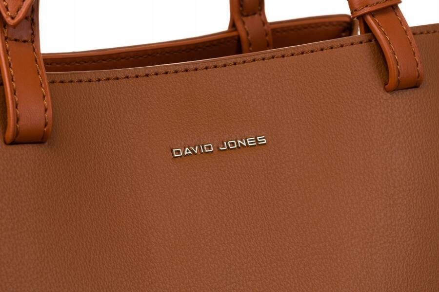 Image of Klasyczny tote bag David Jones CM6533 brązowy