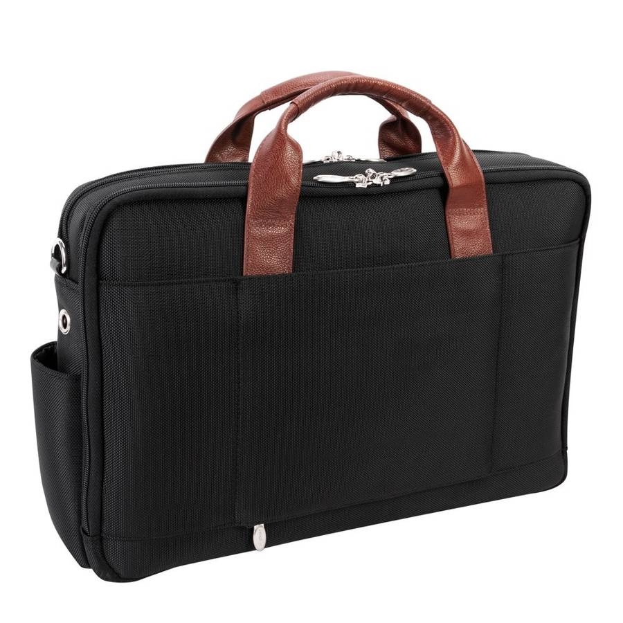 Image of Torba na laptopa 17" z nylonu balistycznego McKlein Southport czarna