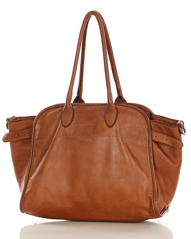 Image of Shopperka skórzana MARCO MAZZINI camel v251b