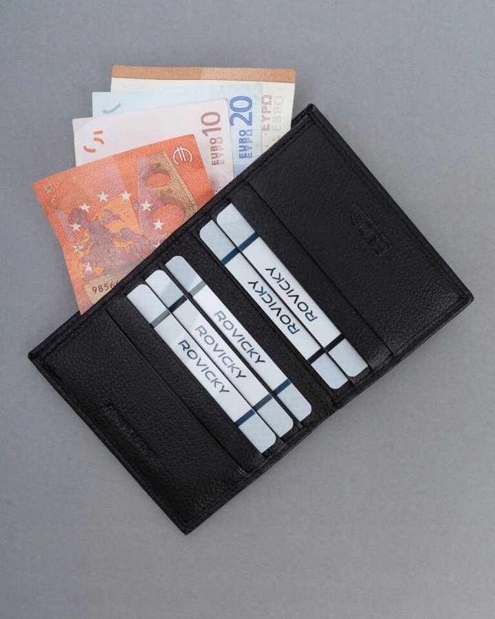 Image of Skórzane etui na karty z systemem RFID - 4U Cavaldi