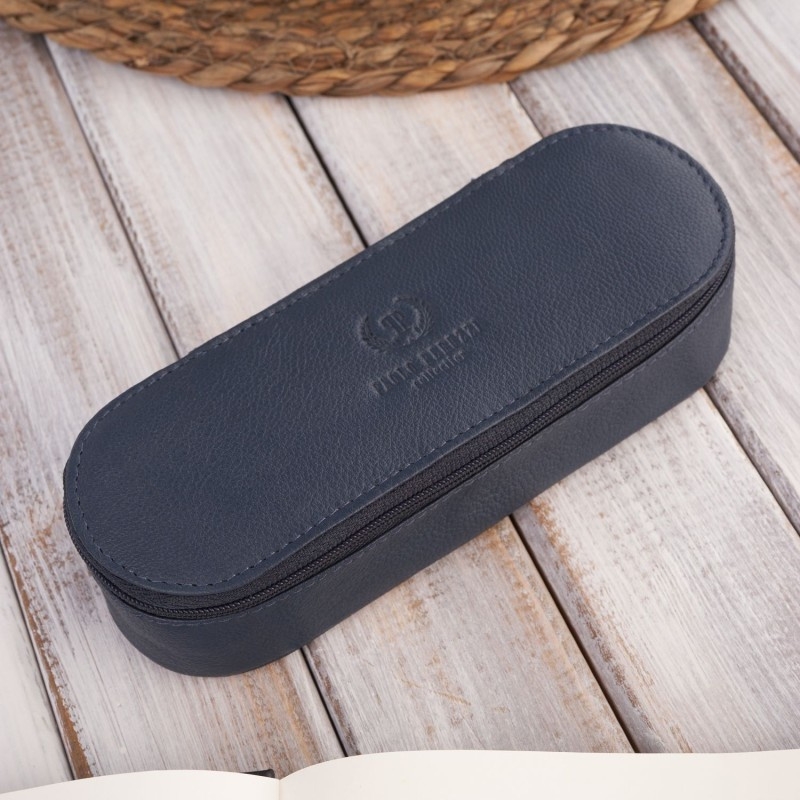 Image of Etui na okulary piórnik PAOLO PERUZZI T-82-DB granatowe