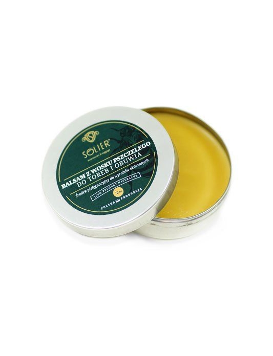 Image of Balsam z wosku pszczelego do impregnacji skór SOLIER 70ml