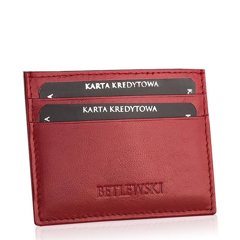 Image of Etui na karty BETLEWSKI BEZ-08 CZERWONY