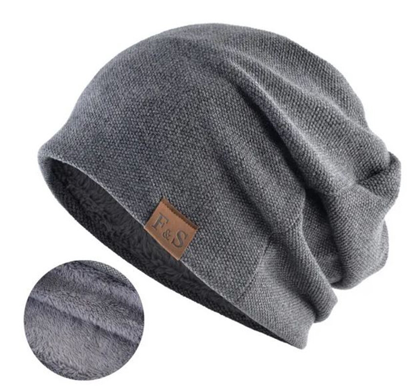 Image of Czapka BEANIE smerfetka oversize MŁODZIEŻOWA ZIMOWA POLAR